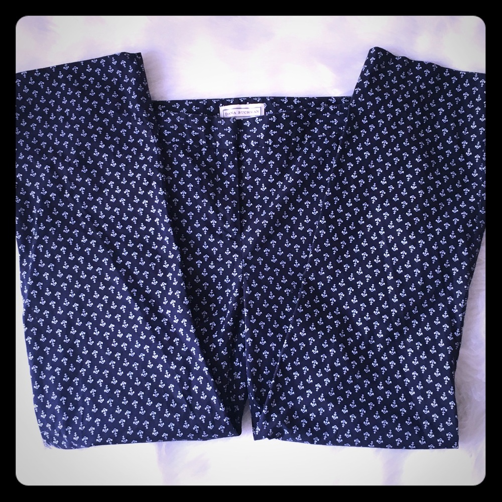 Dana Buchman Anchor Printed Pants